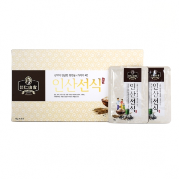 인산가 (주)인산가 정품 죽염선식(40g*30팩 60팩 90팩)+홍삼애초코크런치(49g), 30팩, 40g