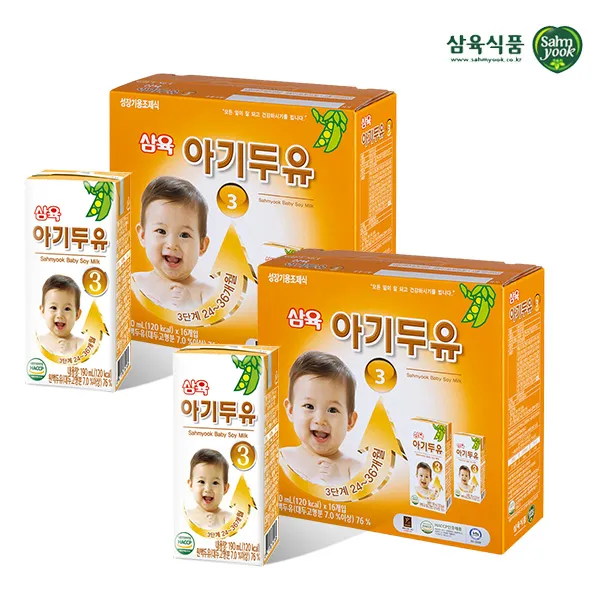 삼육두유 아기두유빅스 3단계 190ml 32팩 아기두유