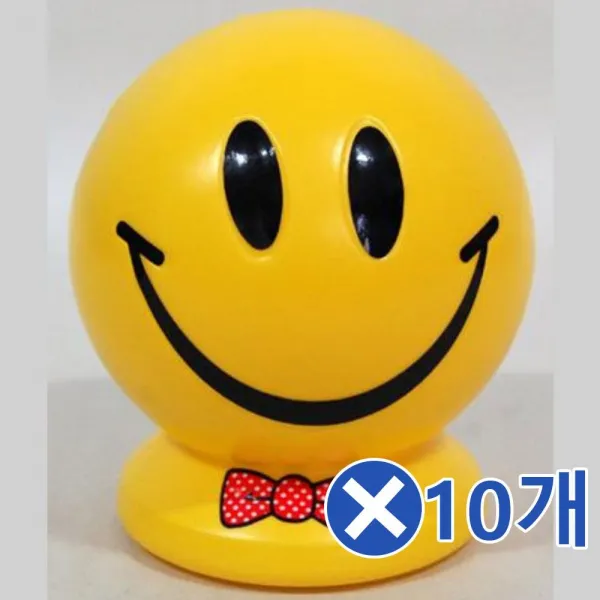 귀여운 스마일저금통-소x10개 거실인테리어 선물, 수료자주(NO.575)