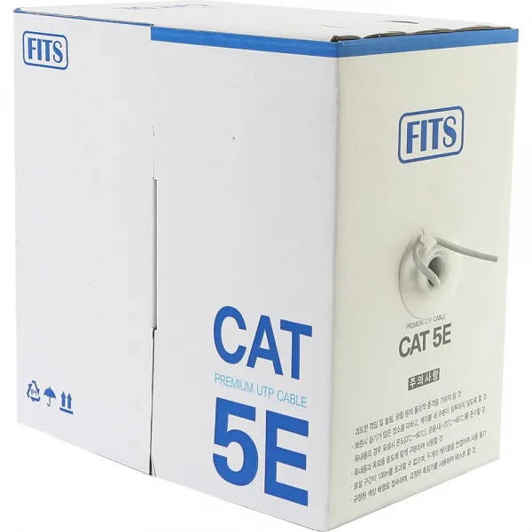 기성 랜케이블 Cat.5e.utp 300m 회색