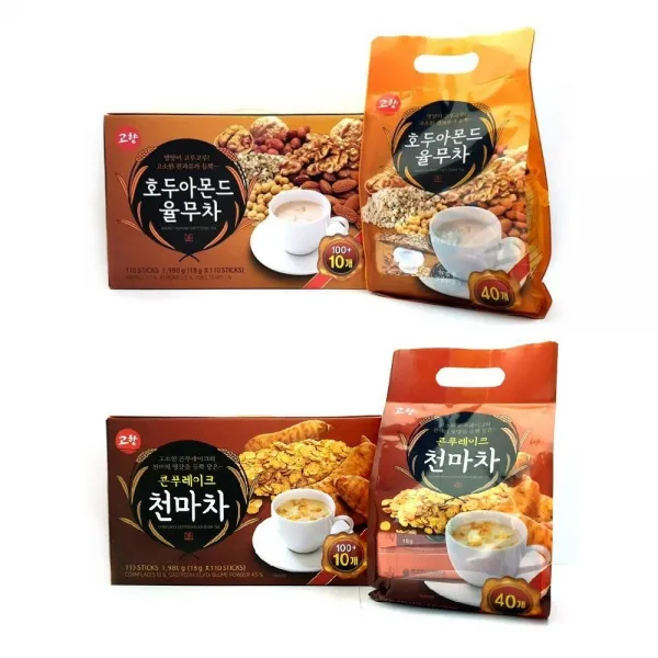 명절선물 한끼식사 호두율무 시리얼천마 구정 회사 연초 건강 동료 고급 설, 고향 콘프레이크천마차110개입