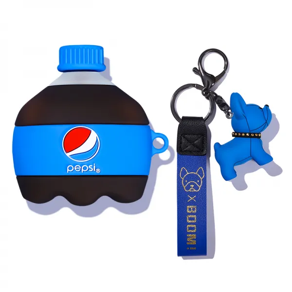 철갑 소보 에어포즈 프로 보호 에어포즈3 케이스 2세대 블루투스 무선 헤드폰 팟 충전 3세대 소프트 실리콘, AirPodspro3병포장 펩시 왕족