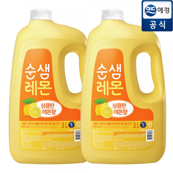 주방세제 순샘 레몬 3lx2개 단일상품
