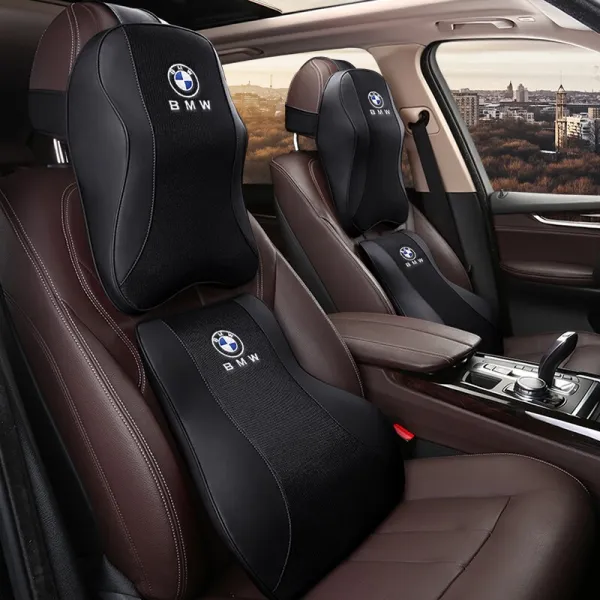 Bmw 헤드 베 개 는 새 3 계 5 학과 127 계 Gt4 학과 Xx3x5x6 메모리 쿠션 자동차 내부 장식 으로 Bmw 허 리 를 + 머리 베개 각 하 나 를 가지 고 메모 할 때 필요 한 색상 입 니 다.