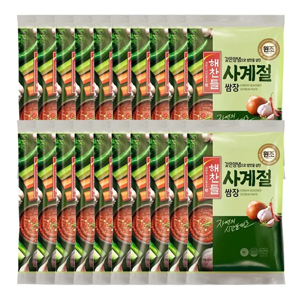 Cj제일제당 해찬들 사계절 쌈장 300gx20개 단품