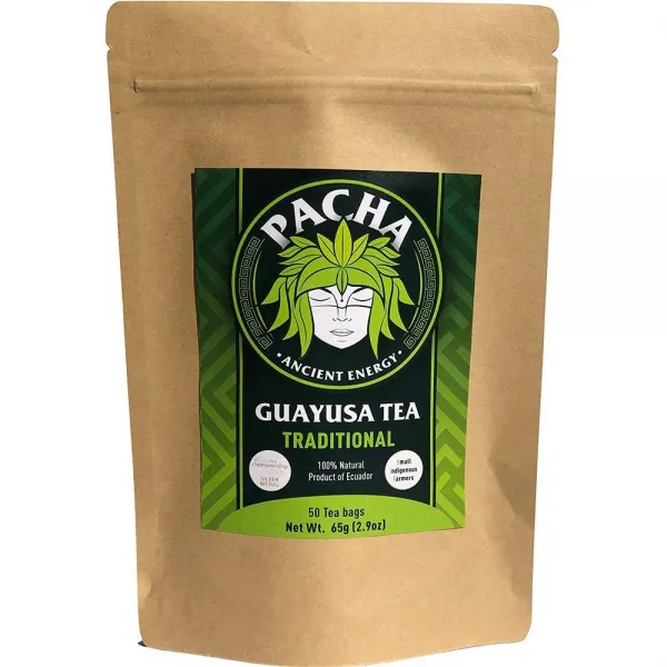 [미국직구]PACHA ANCIENT ENERGY PACHA GUAYUSA TEA BAG 고 카페인 빛 맛 에너지 커피 대안 (번체 중국어티백), 선택, 상세설명참조