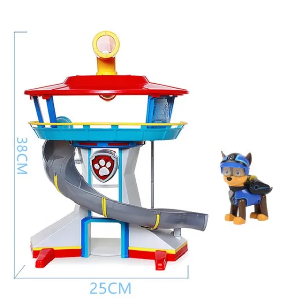 발 순찰 개 장난감 구조 자료 명령 센터 강아지 순찰 세트 Patrulla Canina 애니메이션 액션 피규어 모델, 01 0003