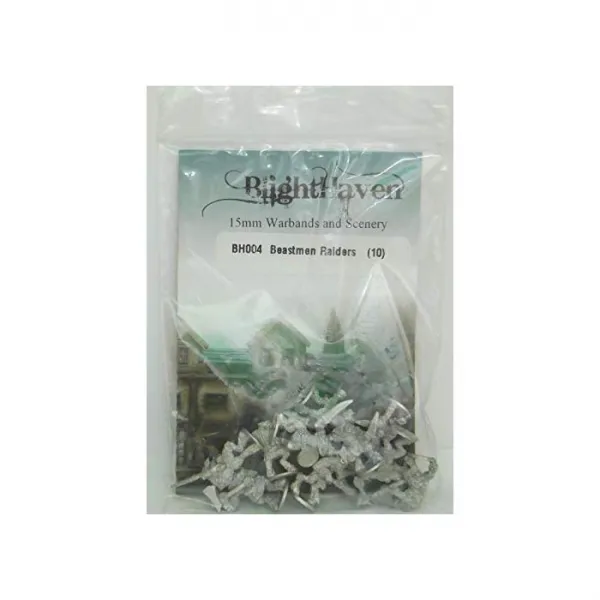 Ral Partha Europe BH004 Beastmen Raiders (10) 수인의 급습들 10 장 세트 브라이트 헤븐 15㎜ 스케, 자세한 내용은 참조