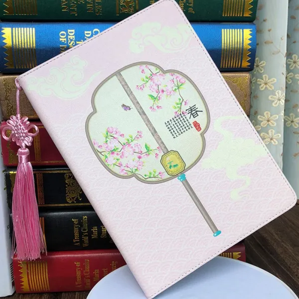 낭만테크 아이패드케이스 Imobile 적용 사과폰 Air12 테블렛pc A1893 차이나 신 Pro 유터케이스 애파 핑크 부채 강화유리 필름