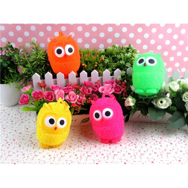 작은 올빼미 발광 장난감 새로운 뜨거운 딱따구리 플래시 어린이 어린이 장난감 2020