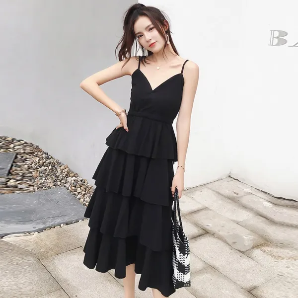 패션이루 캉캉 나시 원피스 민소매 여름 여성 캐주얼 슬림핏