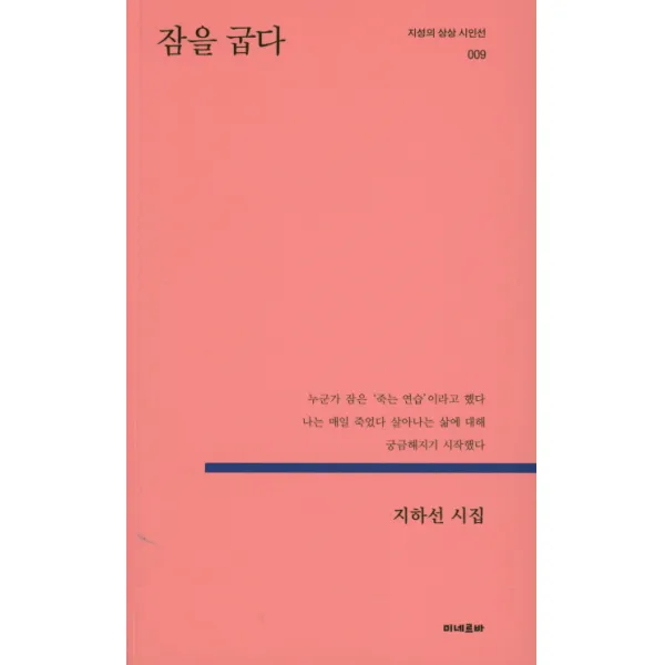 잠을 굽다:지하선 시집, 미네르바