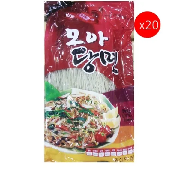 [더착한푸드]옛 찰당면(모아 500g) 20개 식자재마트 대용량 업소용 당면,찰당면,고구마당면