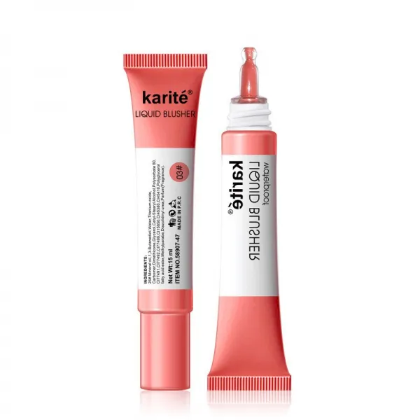 1PCS 새로운 패션 전문 액체 홍당무 크림 뺨 블러셔 방수 오래 지속 자연 메이크업 도구 TSLM1, 02_2