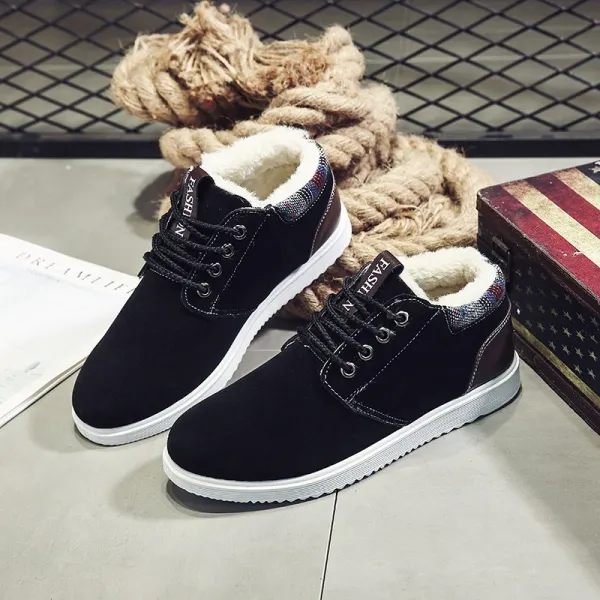 이레 남성용 겨울 기모 캐주얼 신발 Sf