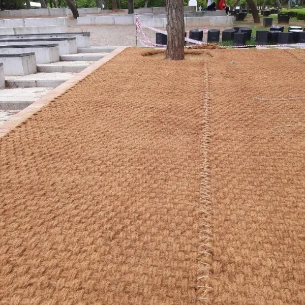 평창동계올림픽 납품 0.8m x 5m 35T 야자매트 이중합사 사용