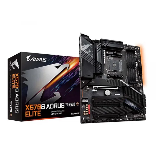 GIGABYTE X570S AORUS Elite AMD Ryzen 3000 PCIe 4.0 SATA 6Gb s USB 3.1 ATX 게이밍 마더보드, 단일상품