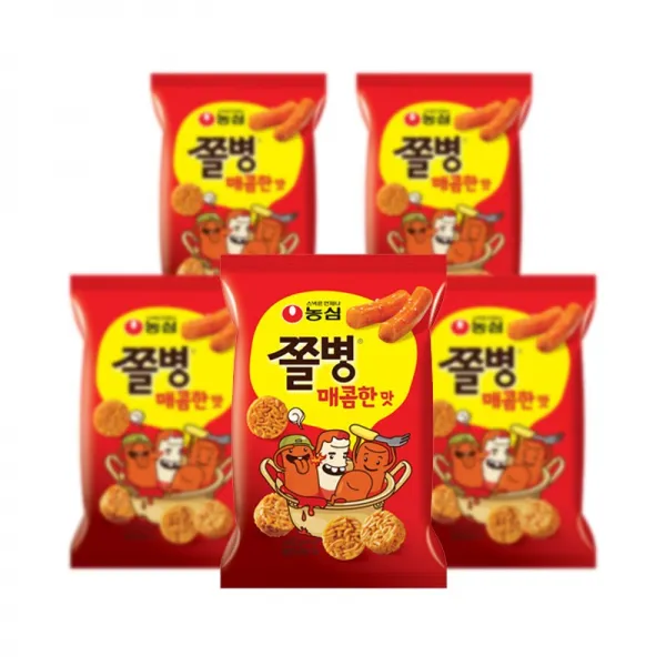 쫄병스낵매콤한맛 82g X 5개