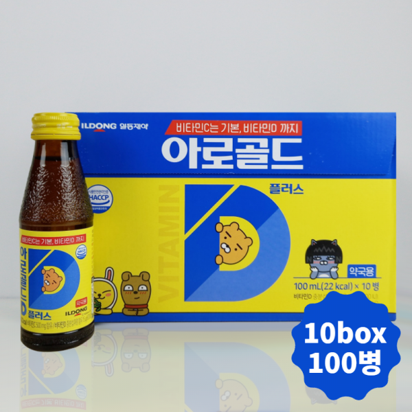 일동제약 아로골드D플러스 10병 X 10박스 총100병, 100병, 100ml