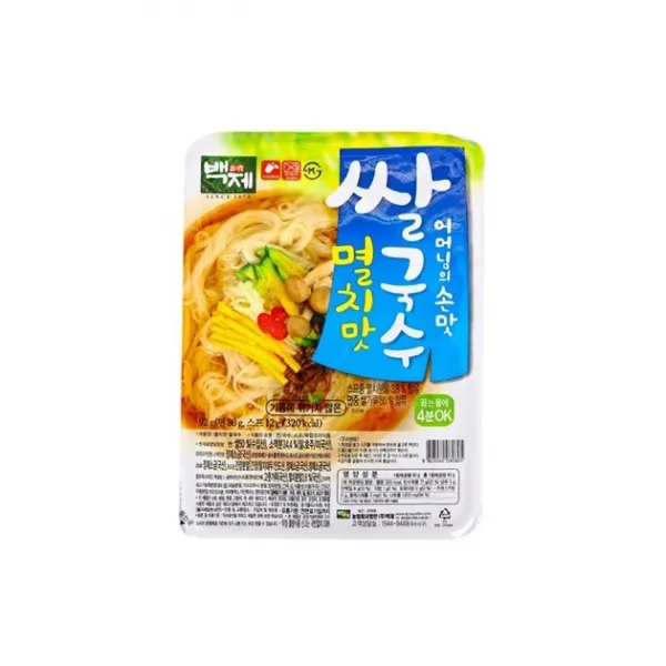 백제 어머님의 손맛 멸치맛 쌀국수, 92g, 13개