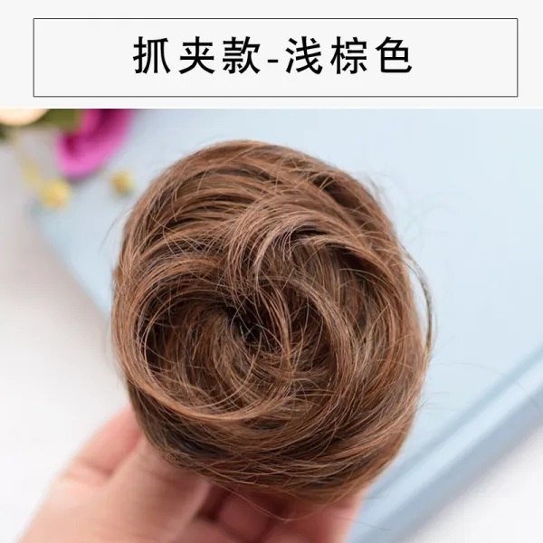집게머리 가발 여 스몰 동그라미 반 자 환자 머리 꾸미기 게으름뱅이 개성판발 기, 1, 큰집게 타입 리넨슬럽