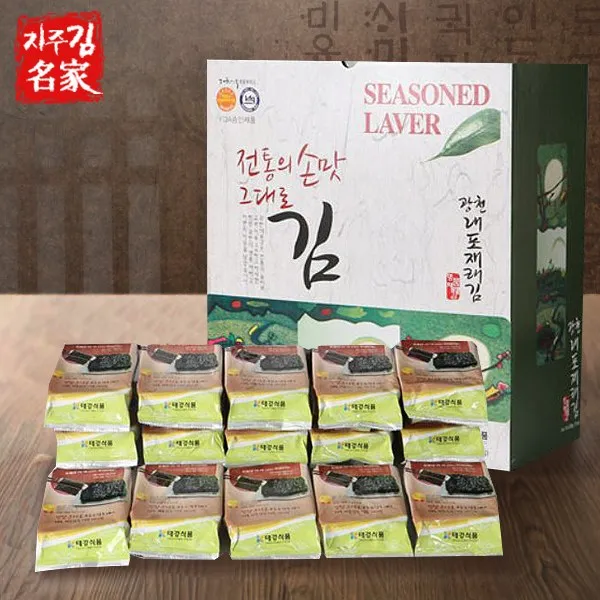 광천내포재래김 식탁김 4호15gx15봉, 단품