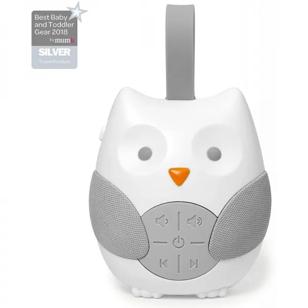 건너뛰기 홉 산책 & 이동 휴대용 아기 Soother- 올빼미 달걀 껍질 색상, 단일상품