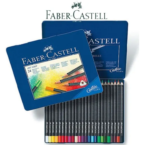 칼라 연필 아트그립보통 Faber Castell 틴 이십사칼라 + 64553길톳, 이 상품이 마음에 들어여