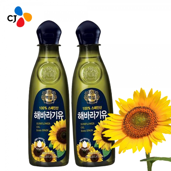 (CJ) 해바라기유 500ml (리뉴얼_내용물) x12개, 단일상품