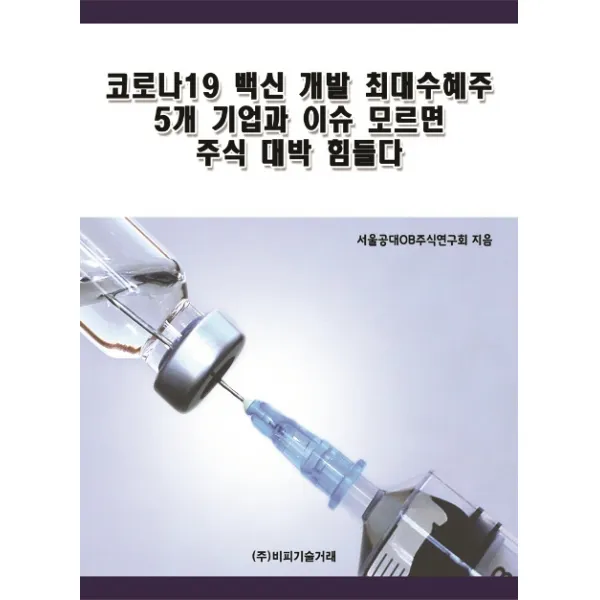 코로나19 백신 개발 최대수혜주 5개 기업과 이슈 모르면 주식 대박 힘들다, 비피기술거래