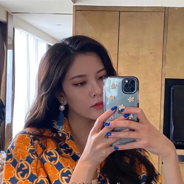 어플케이스 송연비 같은스타일 숏 플라워 XR 적용 IPHONEXS 사과폰 11PRO 투명 MAX 핸드폰케이스 7P