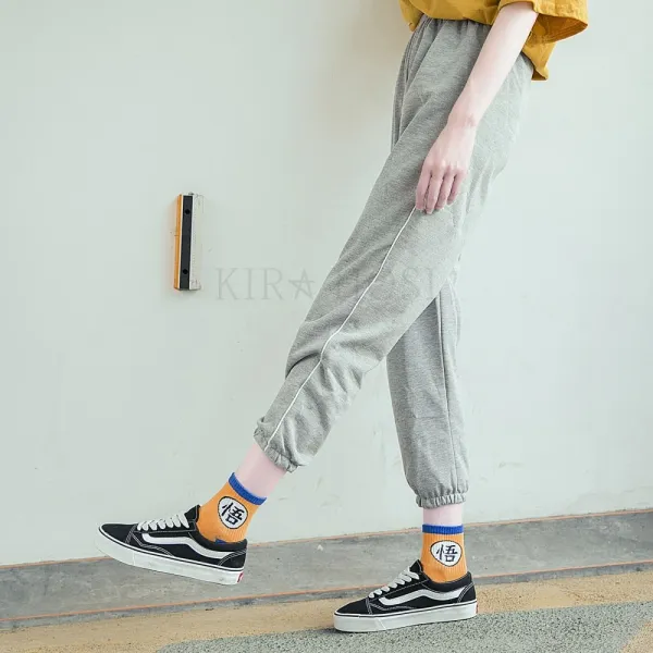 Kirahosi 가을겨울 슬림핏 레터링 홀방 양말 따뜻한 보온 빈티지 심플 디자인 양말 Js 419 Gs 11 Ev14vz8