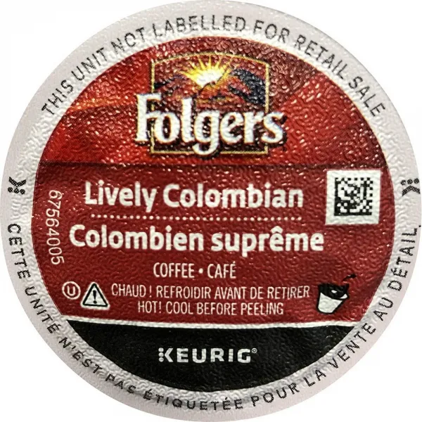 Folgers 음식 선택 번화 콜롬비아 커피 케이컵(K-Cup) 24 카운트 (4 팩) -, 상세설명참조