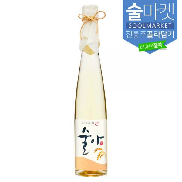 술마켓 200여종 유명 전통주 내맘대로 골라 담기 합배송, 1병, 술아원 술아 순곡주 20도 375ml