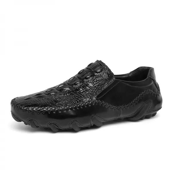 CITIKU남자더비슈즈 가죽 남성 캐주얼 신발 2022 여름 악어 패턴 슬립 공식적인 로퍼 남성 Moccasins 이탈리아어 운전 구두 플러스 크기 240m 남자로퍼신발 남성단화