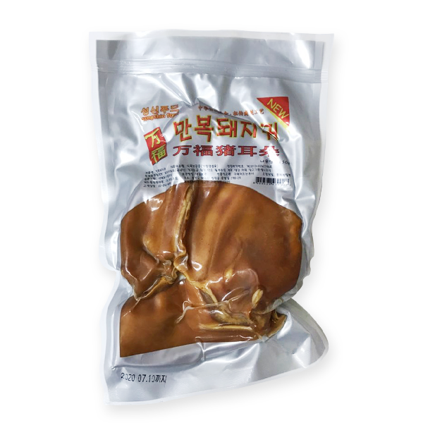 홍홍 중국식품 쫄깃한 만복돼지귀 중국 돼지귀 국내산돼지귀, 150g
