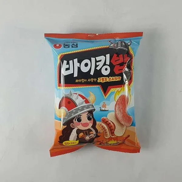디자인그룹 티에스 농심 바이킹밥 55g X 16 감자스낵, 1