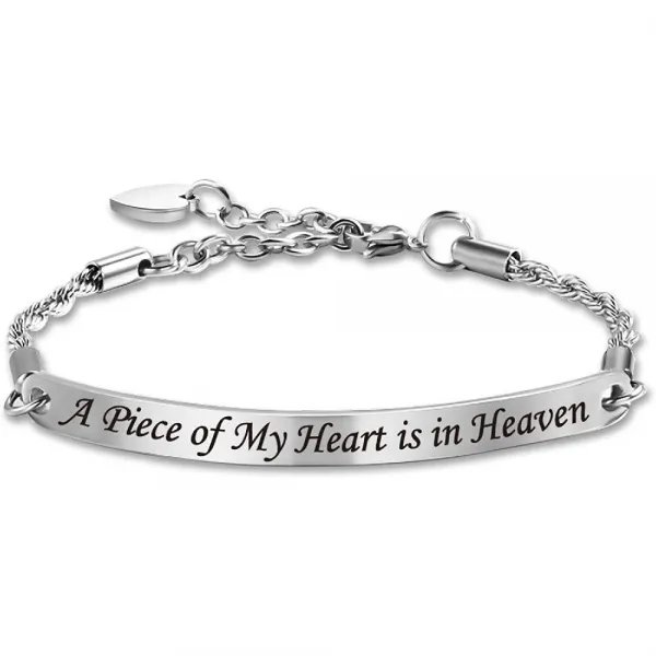 Eigso 엄마 아빠 할머니 할아버지의 감소를 천국 손실 기념 보석 동정심 선물의 기념 팔 Cbr Piece Heaven