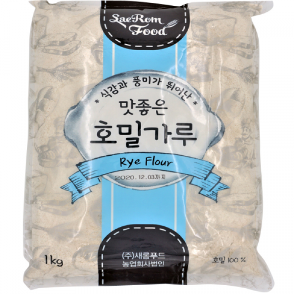 새롬푸드 호밀가루 1kg, 1개
