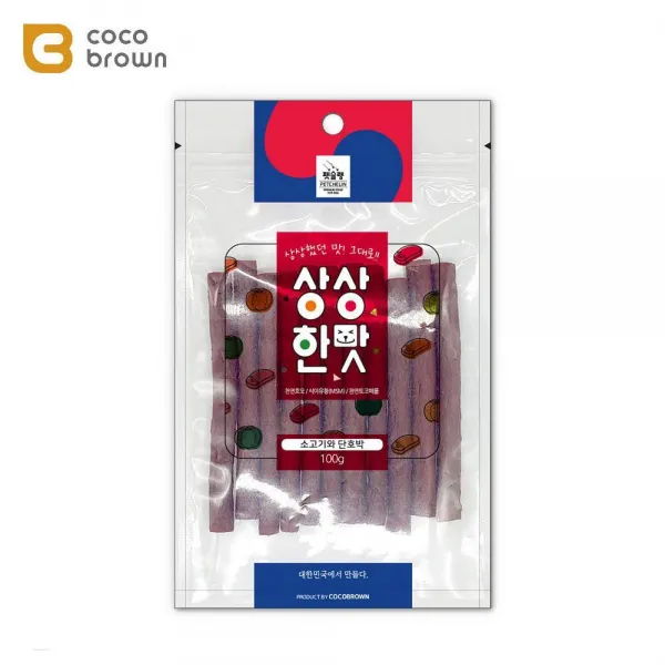 식감좋은 댕댕이 소고기단호박 져키 댕이간식 맛만족
