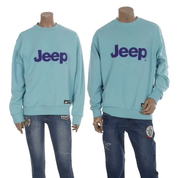 [현대백화점]지프 (GL1TSU809) 부클 지프로고 맨투맨 티셔츠