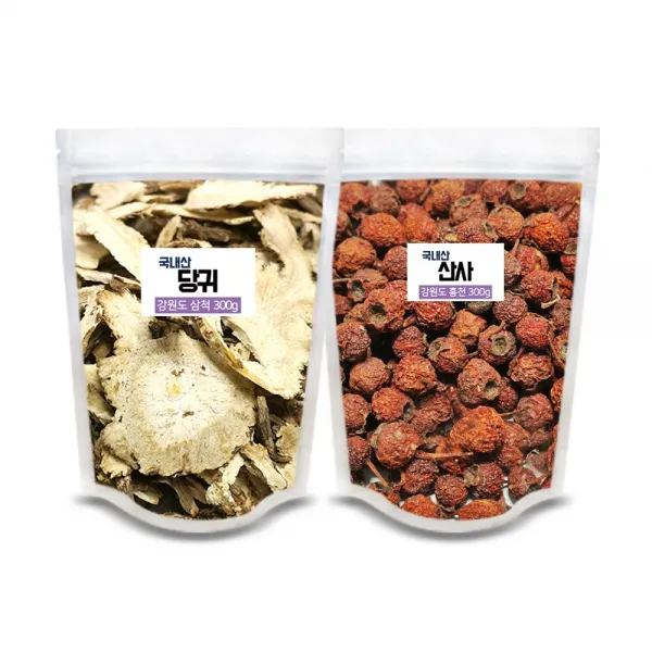 참두리 당귀산사차 600g 당귀 산사 세트차, 1set