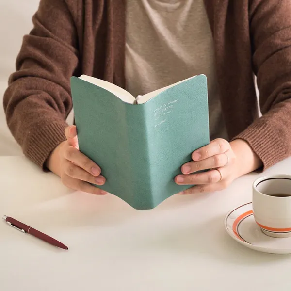 바이풀디자인 생각보관함 롱 일간 2020 Cotton Blue