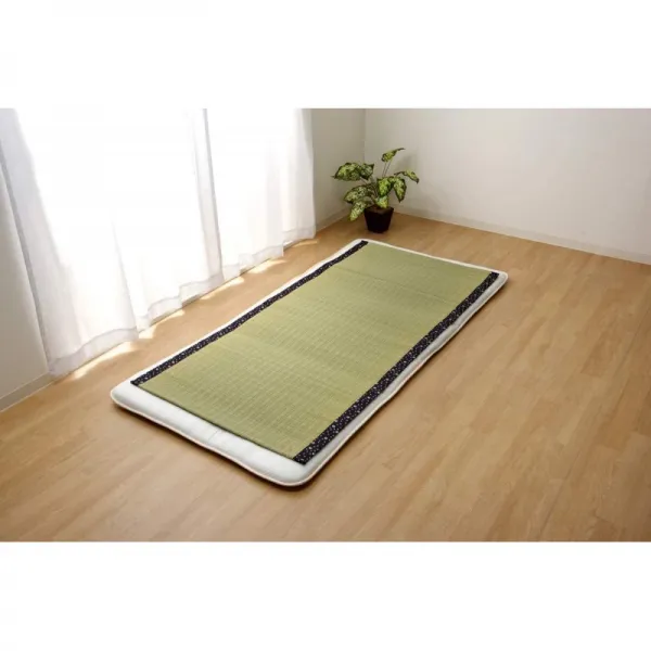 이케히코 일제 이구 시트 담요 패드 싱글 급류 약 88 × 180cm 블루 국산 히바 가공 # 6507609, 단일상품