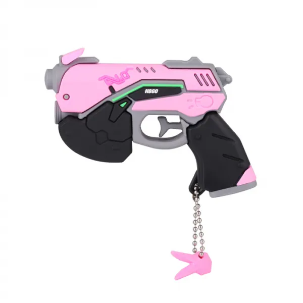 오버워치 디바 권총 코스프레 핸드폰 보조배터리 소품 Overwatch dva, 핑크 (별색)