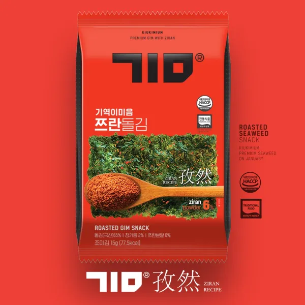 [행복한백화점][기역이미음][기역이미음] 쯔란돌김 (대용량15g x 10개입), 옵션선택