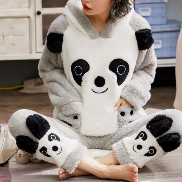 Kirahosi 여성 겨울 잠옷 수면잠옷 상하의 세트 실내복 홈웨어 인싸옷 W 136 Au3xn2i3