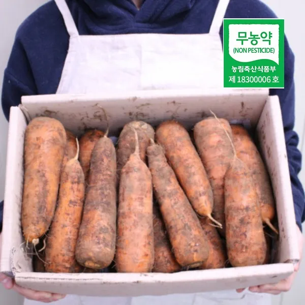화산토에서 키운 제주 무농약 세척당근 쥬스 즙 용, 1box, 3)쥬스용 5kg