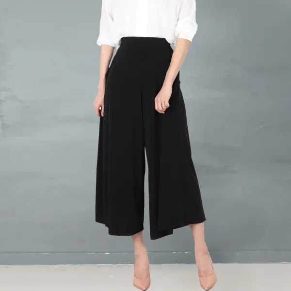 핑크팔레트 봄 여름 ~3XL 와이드 밴딩 팬츠 빅사이즈 여성의류 하이웨스트