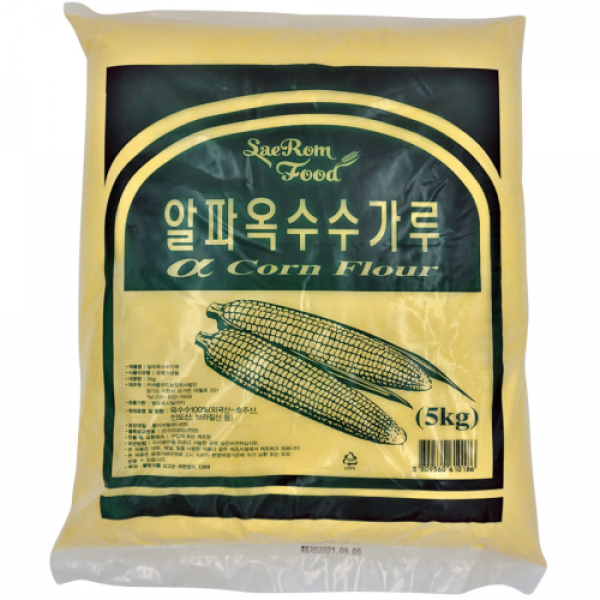 새롬푸드 맛좋은 알파옥수수가루 5kg